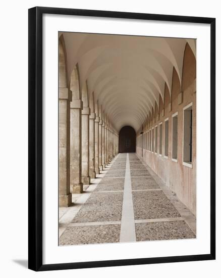 Arched Walkway, the Royal Palace, Aranjuez, Spain-Walter Bibikow-Framed Photographic Print