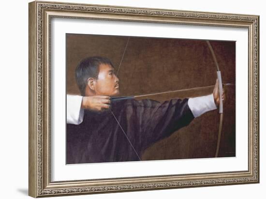 Archer, Bhutan-Lincoln Seligman-Framed Giclee Print