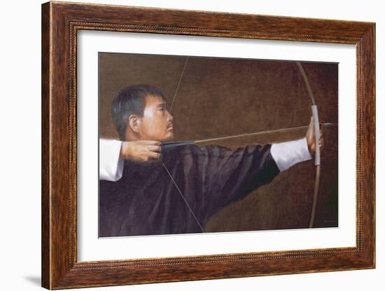 Archer, Bhutan-Lincoln Seligman-Framed Giclee Print