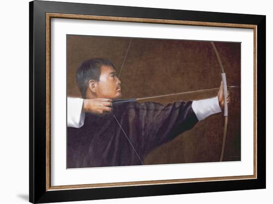 Archer, Bhutan-Lincoln Seligman-Framed Giclee Print