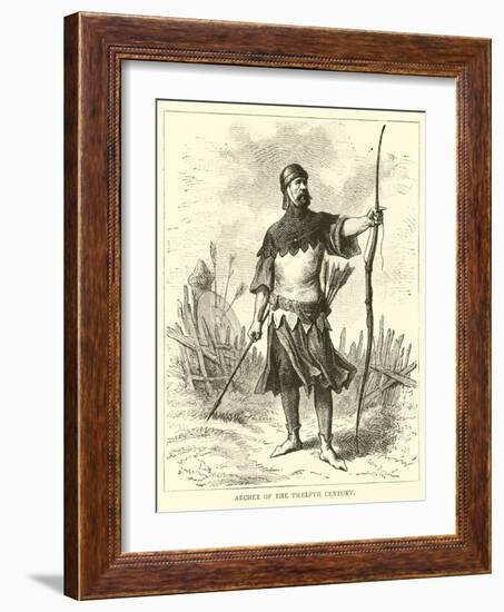 Archer of the Twelfth Century-null-Framed Giclee Print