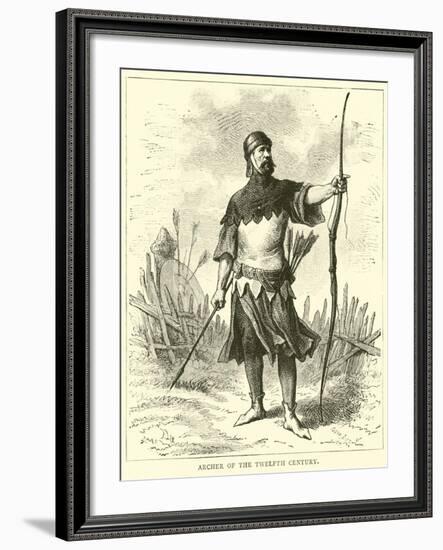 Archer of the Twelfth Century-null-Framed Giclee Print