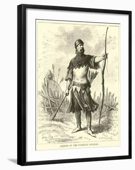 Archer of the Twelfth Century-null-Framed Giclee Print