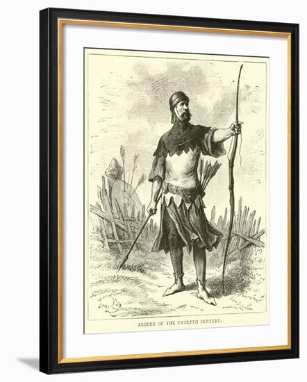 Archer of the Twelfth Century-null-Framed Giclee Print