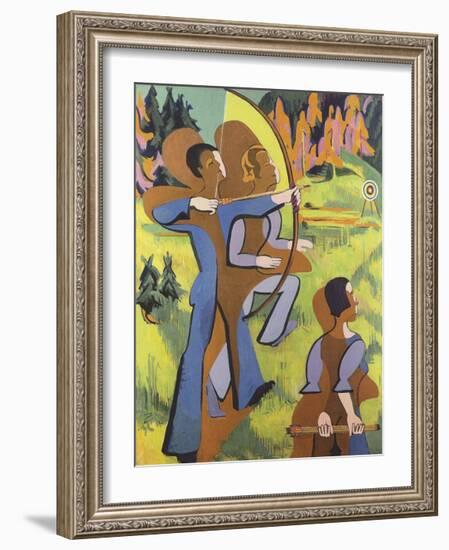 Archers, 1935-1937-Ernst Ludwig Kirchner-Framed Premium Giclee Print