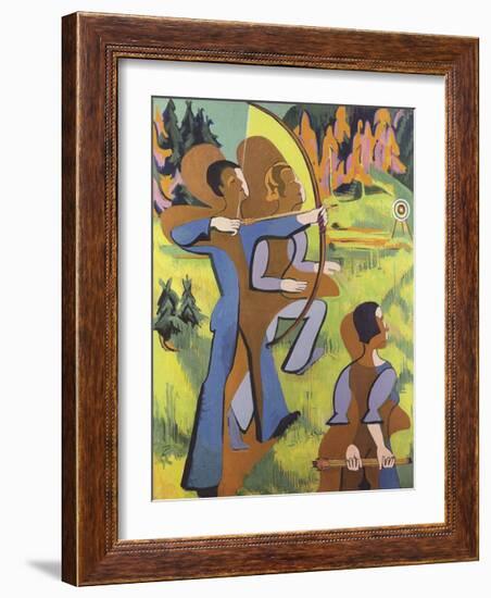 Archers, 1935-1937-Ernst Ludwig Kirchner-Framed Premium Giclee Print