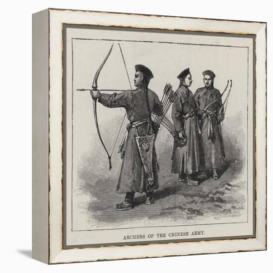 Archers of the Chinese Army-null-Framed Premier Image Canvas