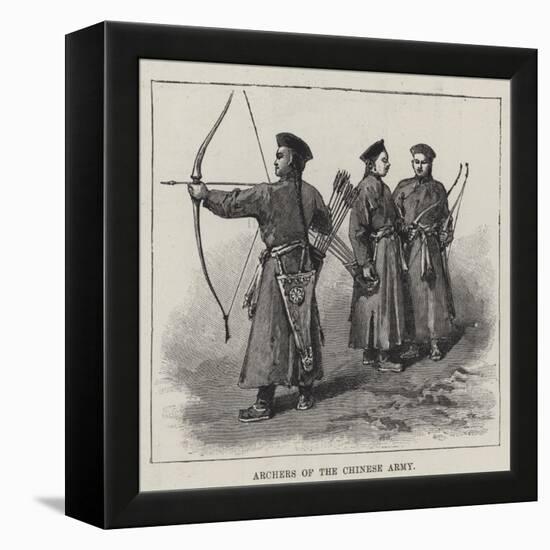 Archers of the Chinese Army-null-Framed Premier Image Canvas