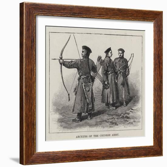 Archers of the Chinese Army-null-Framed Giclee Print