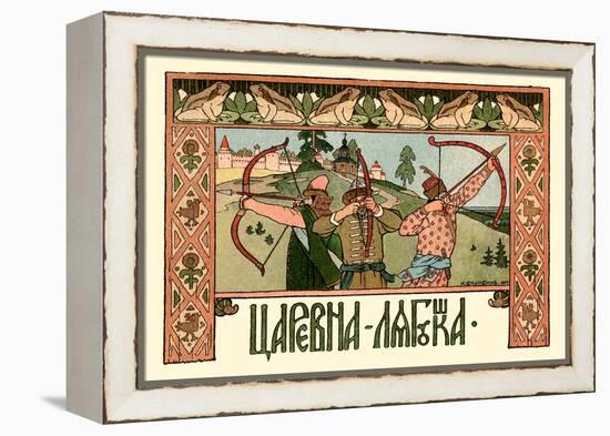 Archers-Ivan Bilibin-Framed Stretched Canvas