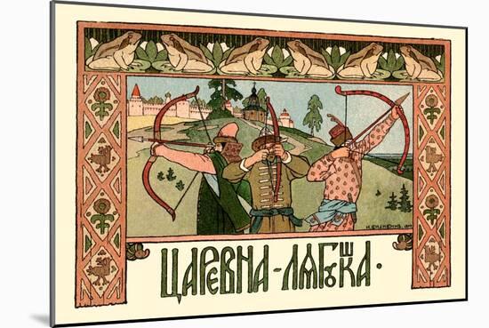 Archers-Ivan Bilibin-Mounted Art Print