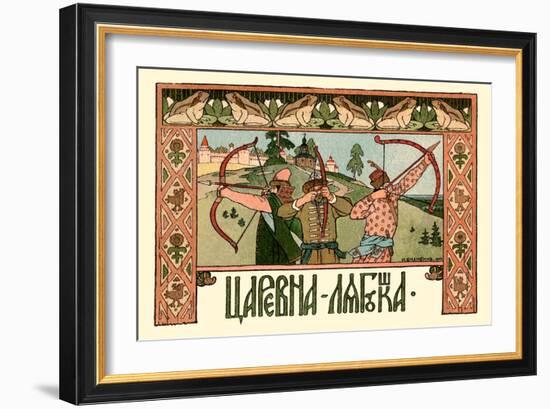 Archers-Ivan Bilibin-Framed Art Print