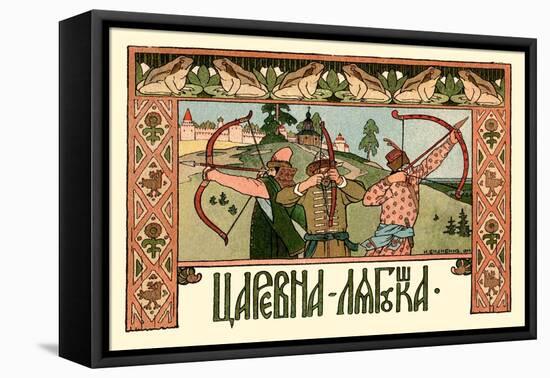 Archers-Ivan Bilibin-Framed Stretched Canvas