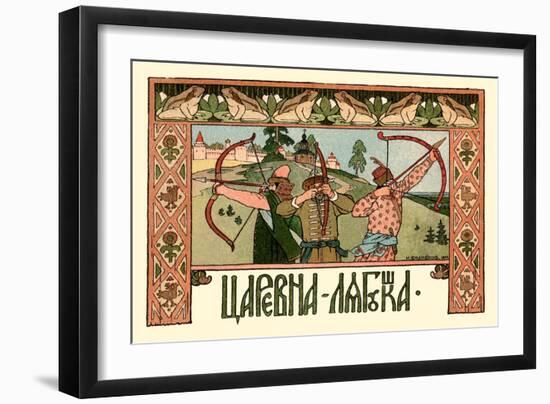 Archers-Ivan Bilibin-Framed Art Print