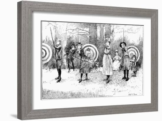 Archery, 1886-Albert E. Sterner-Framed Giclee Print