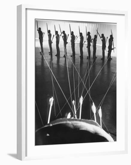 Archery National Tournament Group Shot-Ralph Crane-Framed Photographic Print