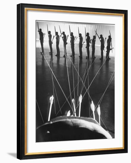 Archery National Tournament Group Shot-Ralph Crane-Framed Photographic Print