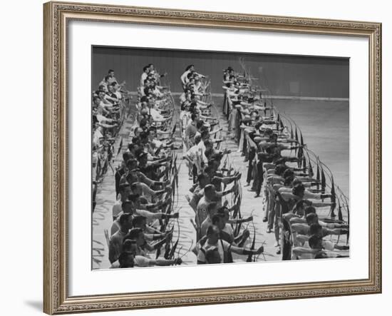 Archery National Tournament-Ralph Crane-Framed Photographic Print