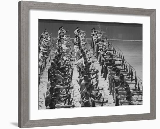 Archery National Tournament-Ralph Crane-Framed Photographic Print