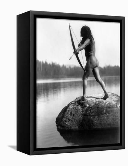 Archery: Nootka Indian-Edward S^ Curtis-Framed Premier Image Canvas