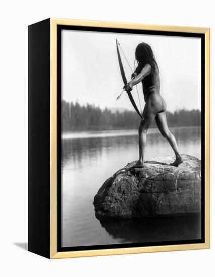 Archery: Nootka Indian-Edward S^ Curtis-Framed Premier Image Canvas