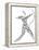 Archery Pictogram On White Background-seiksoon-Framed Stretched Canvas