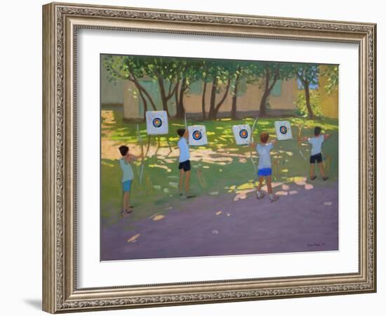 Archery Practise, France-Andrew Macara-Framed Giclee Print