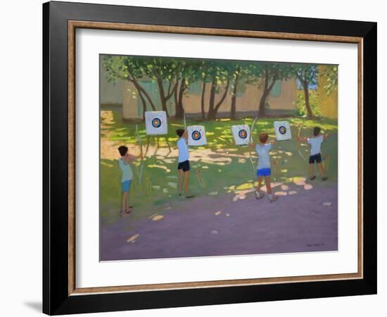 Archery Practise, France-Andrew Macara-Framed Giclee Print