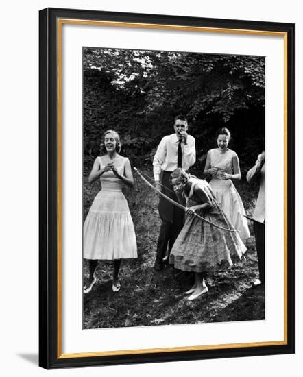 Archery Providing Entertainment at a Teenage Party-Yale Joel-Framed Photographic Print