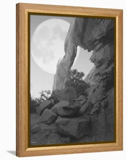 Arches Moon Shadow-Gordon Semmens-Framed Premier Image Canvas