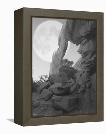 Arches Moon Shadow-Gordon Semmens-Framed Premier Image Canvas