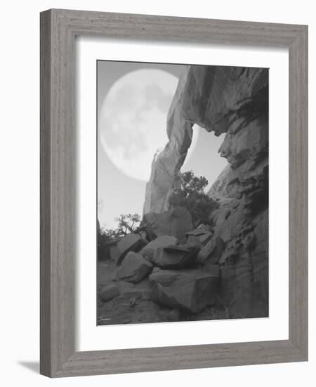 Arches Moon Shadow-Gordon Semmens-Framed Photographic Print