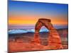 Arches National Park Delicate Arch Sea of Clouds in Moab Utah USA Photo Mount-holbox-Mounted Photographic Print