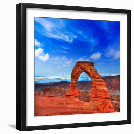 Arches National Park in Moab Utah USA-holbox-Framed Photographic Print