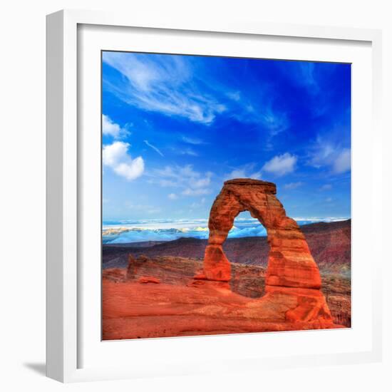 Arches National Park in Moab Utah USA-holbox-Framed Photographic Print