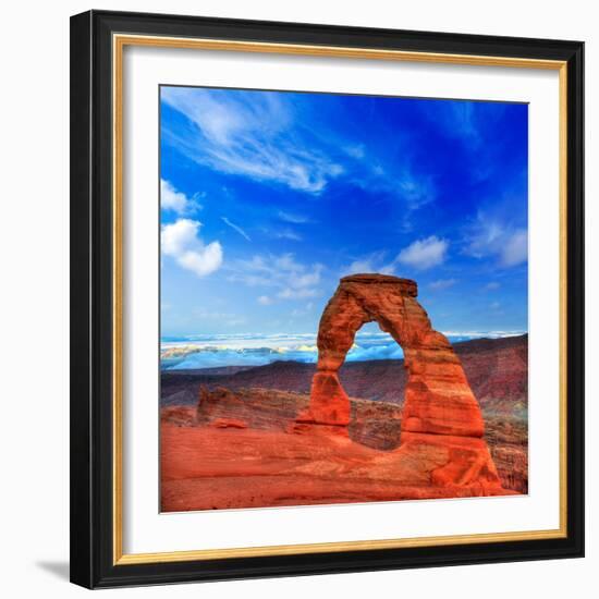 Arches National Park in Moab Utah USA-holbox-Framed Photographic Print