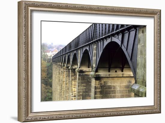 Arches of the Pontcysyllte Aqueduct-Adrian Bicker-Framed Photographic Print