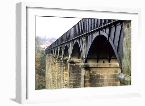 Arches of the Pontcysyllte Aqueduct-Adrian Bicker-Framed Photographic Print