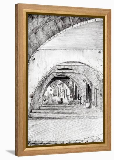 Arches, Sauveterre, France, 2010-Vincent Alexander Booth-Framed Premier Image Canvas