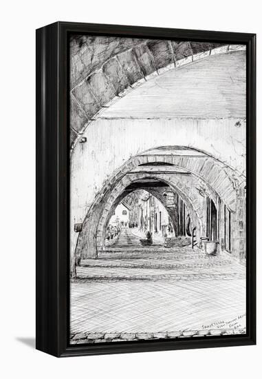 Arches, Sauveterre, France, 2010-Vincent Alexander Booth-Framed Premier Image Canvas