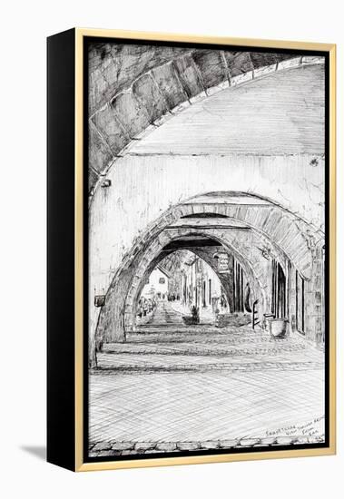 Arches, Sauveterre, France, 2010-Vincent Alexander Booth-Framed Premier Image Canvas