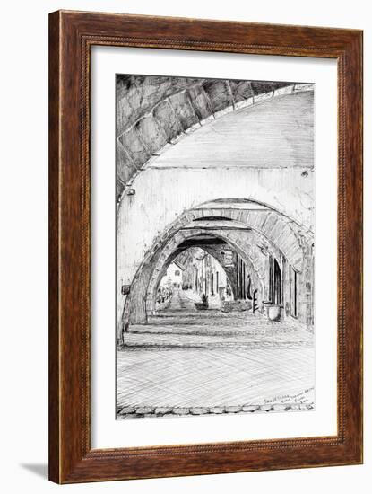 Arches, Sauveterre, France, 2010-Vincent Alexander Booth-Framed Giclee Print