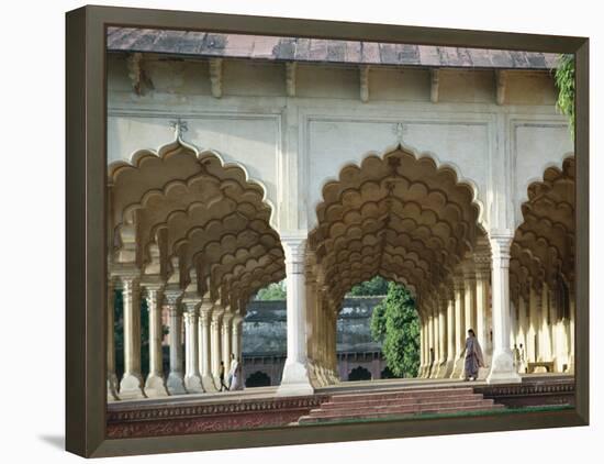 Arches, the Red Fort, Agra, Unesco World Heritage Site, Uttar Pradesh State, India, Asia-Occidor Ltd-Framed Premier Image Canvas