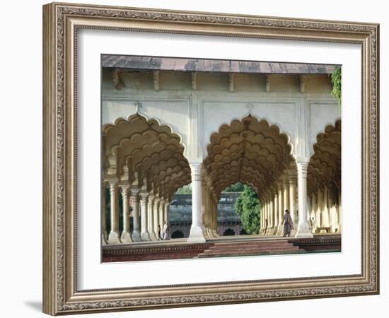 Arches, the Red Fort, Agra, Unesco World Heritage Site, Uttar Pradesh State, India, Asia-Occidor Ltd-Framed Photographic Print