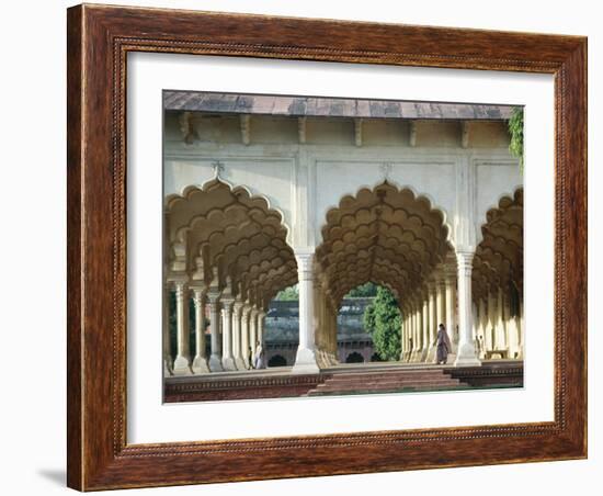 Arches, the Red Fort, Agra, Unesco World Heritage Site, Uttar Pradesh State, India, Asia-Occidor Ltd-Framed Photographic Print