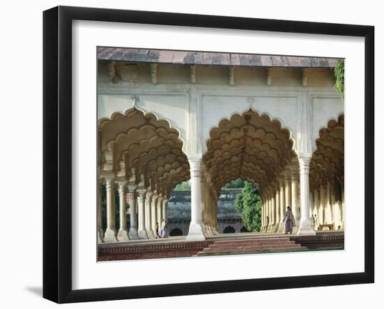 Arches, the Red Fort, Agra, Unesco World Heritage Site, Uttar Pradesh State, India, Asia-Occidor Ltd-Framed Photographic Print