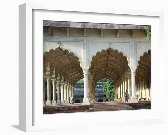 Arches, the Red Fort, Agra, Unesco World Heritage Site, Uttar Pradesh State, India, Asia-Occidor Ltd-Framed Photographic Print