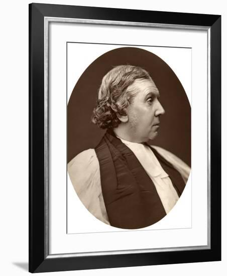Archibald Campbell Tait, Dd, Archbishop of Canterbury, 1876-Lock & Whitfield-Framed Photographic Print