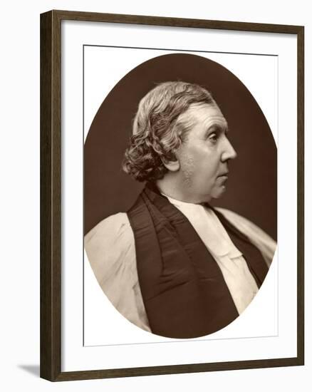 Archibald Campbell Tait, Dd, Archbishop of Canterbury, 1876-Lock & Whitfield-Framed Photographic Print