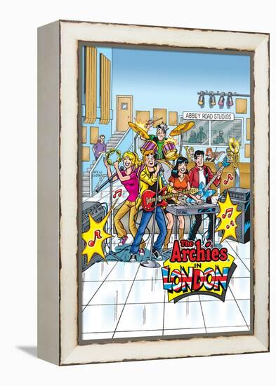 Archie Comics Cover: Archie Digest No.257 The Archies-Rex Lindsey-Framed Stretched Canvas